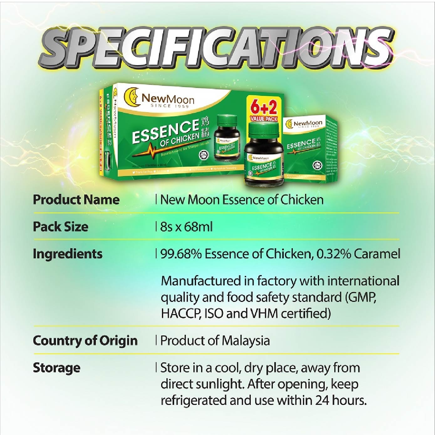 Essence of Chicken Bottle 68ml x 8s