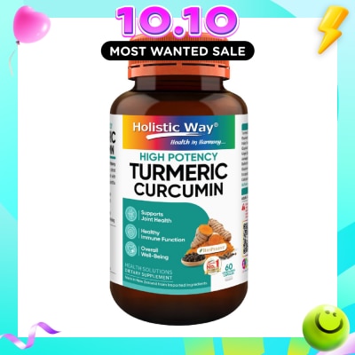 HOLISTIC WAY High Potency Turmeric Curcumin 60S image