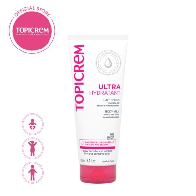 TOPICREM Ultra-Moisturizing Body Milk 200ml | Body & Hand | Watsons ...