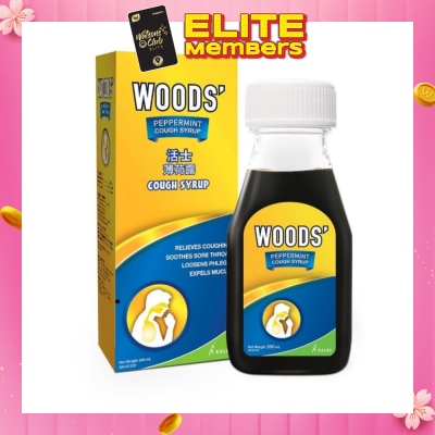 WOODS WOODS P/MINT CURE 200ML ADULT
