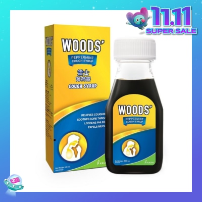 WOODS WOODS P/MINT CURE 200ML ADULT