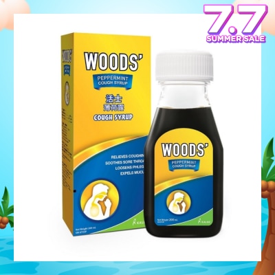 WOODS WOODS P/MINT CURE 200ML ADULT