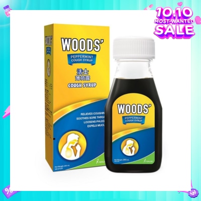 WOODS WOODS P/MINT CURE 200ML ADULT