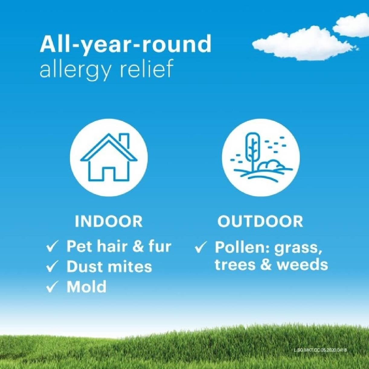 Non-drowsy 24H Allergy Relief Tablets 10's