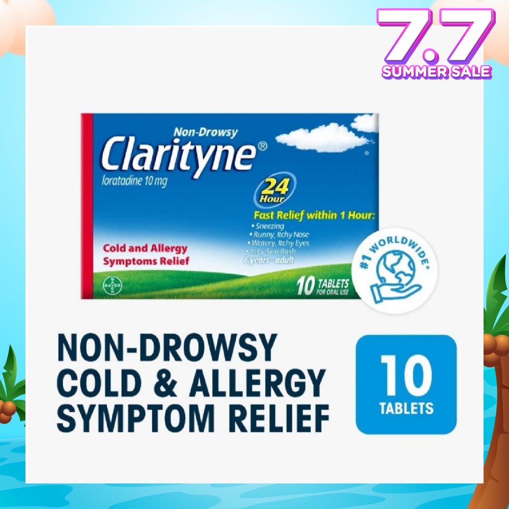 Non-drowsy 24H Allergy Relief Tablets 10's