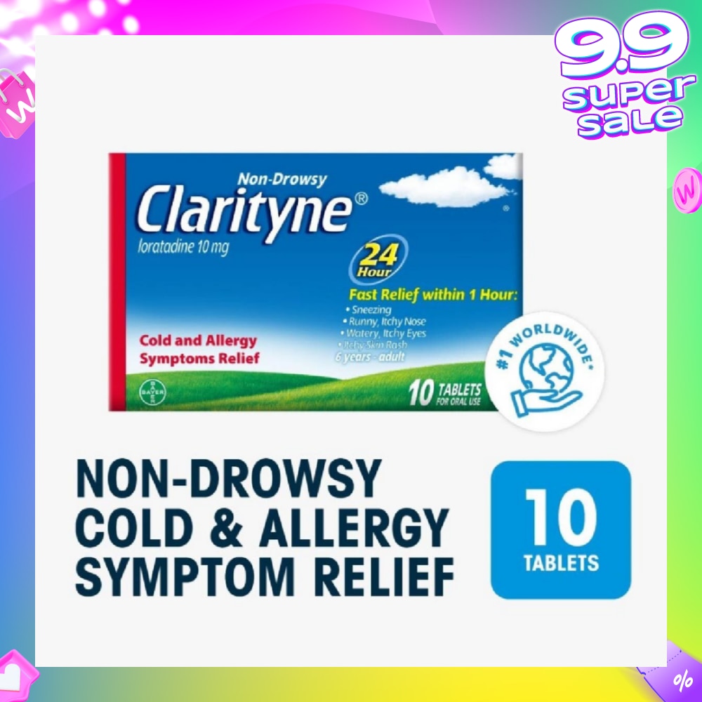 Non-drowsy 24H Allergy Relief Tablets 10's