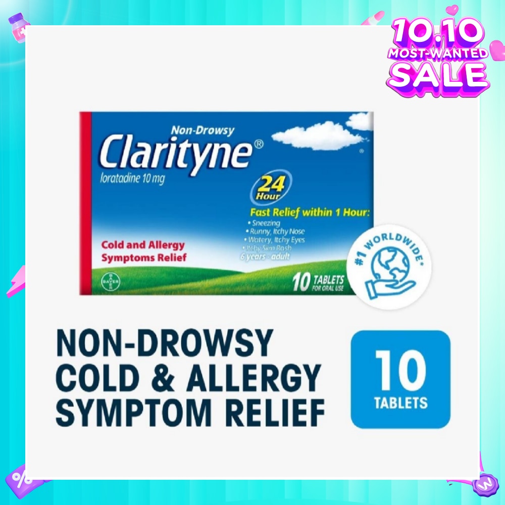 Non-drowsy 24H Allergy Relief Tablets 10's