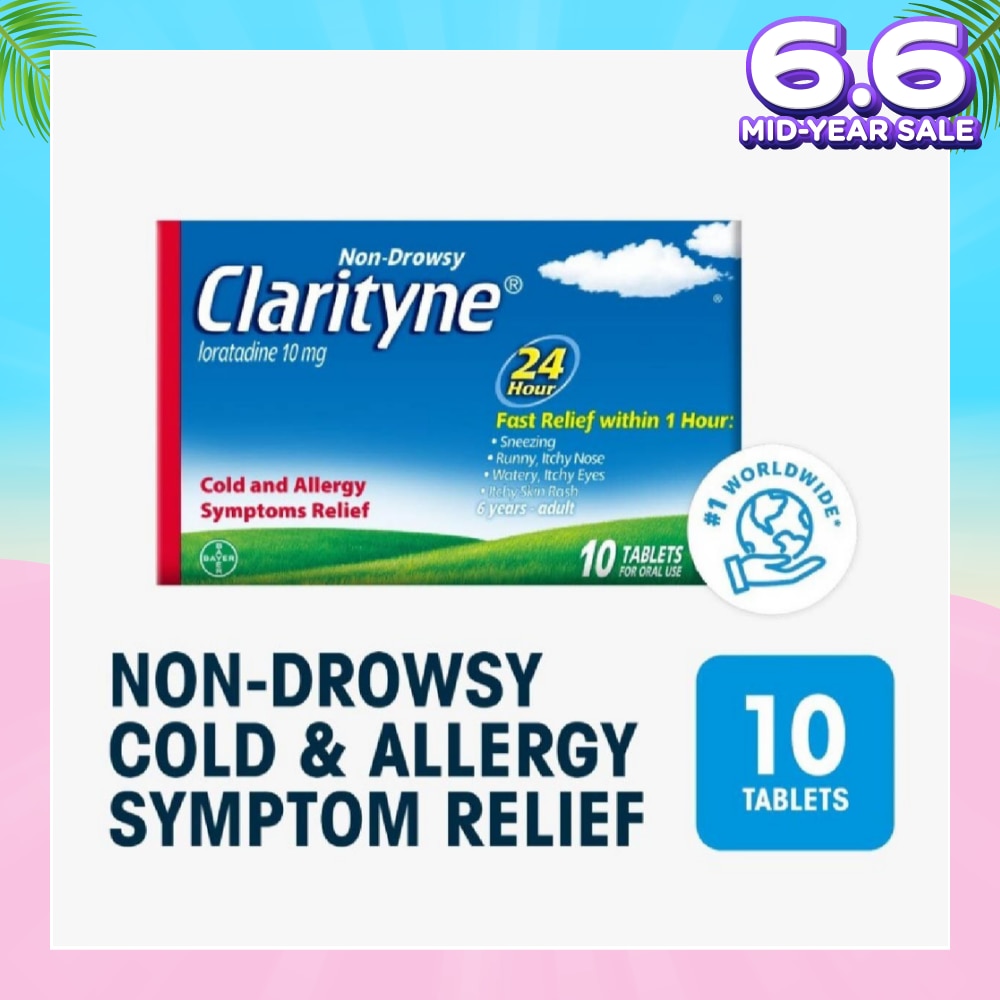 Non-drowsy 24H Allergy Relief Tablets 10's