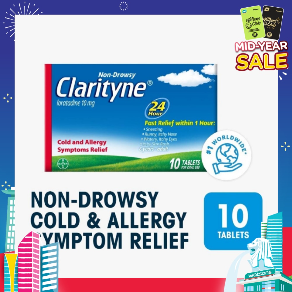 Non-drowsy 24H Allergy Relief Tablets 10's