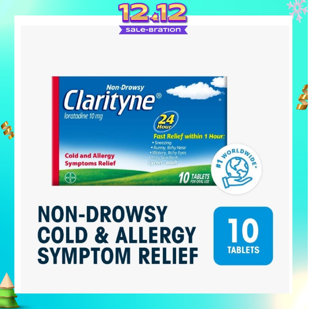 Non-drowsy 24H Allergy Relief Tablets 10's