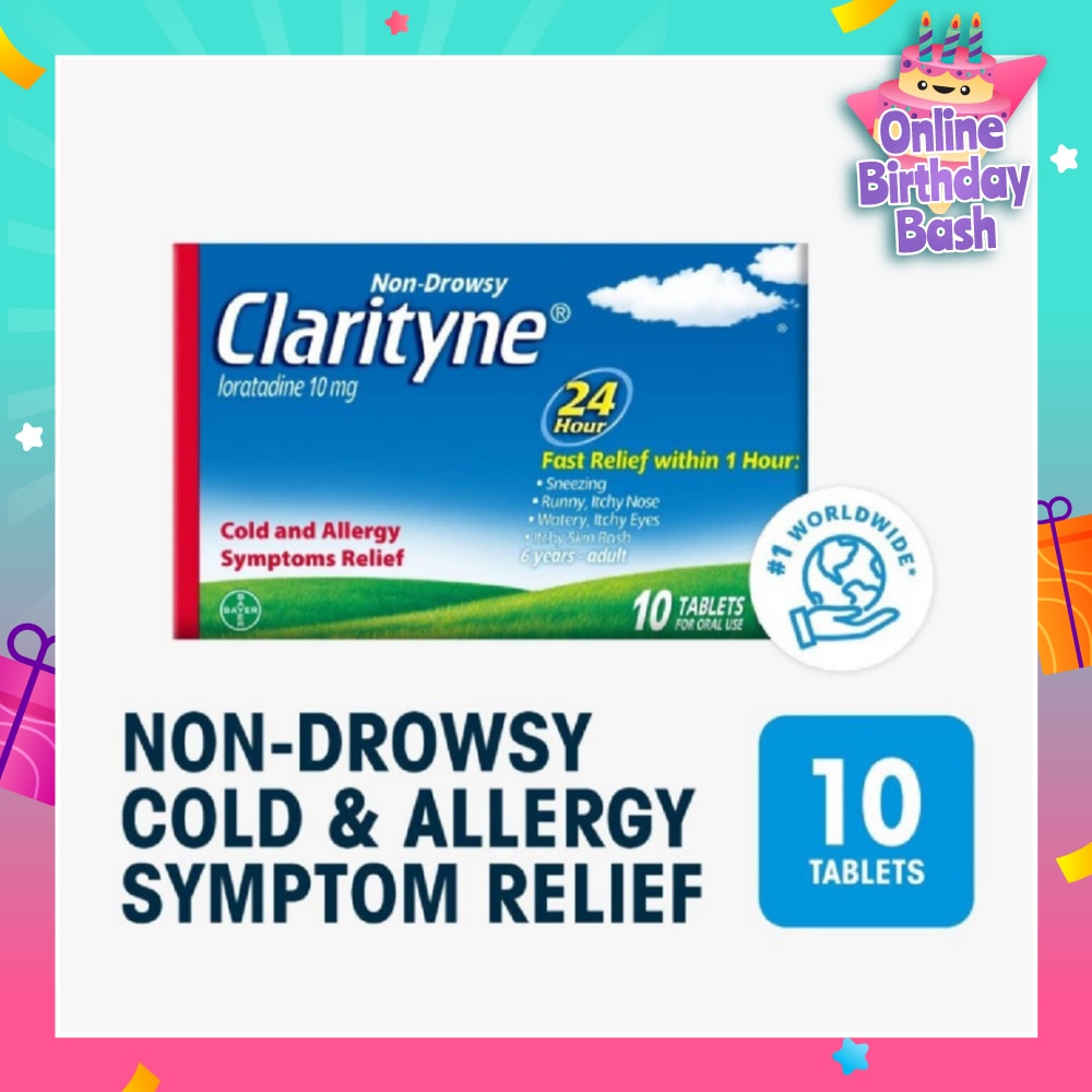 Non-drowsy 24H Allergy Relief Tablets 10's