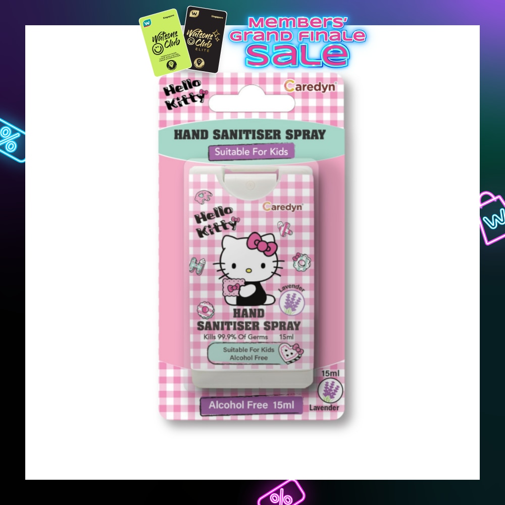 Hello Kitty Hand Sanitiser Spray Lavender 15ml