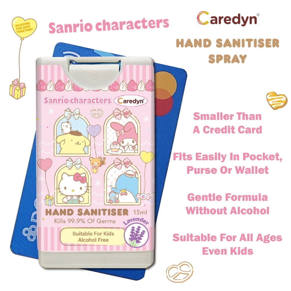 Sanrio Characters Hand Sanitiser Spray Lavender 15ml