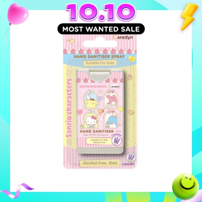 CAREDYN Sanrio Characters Hand Sanitiser Spray Lavender 15ml image