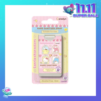 CAREDYN Sanrio Characters Hand Sanitiser Spray Lavender 15ml