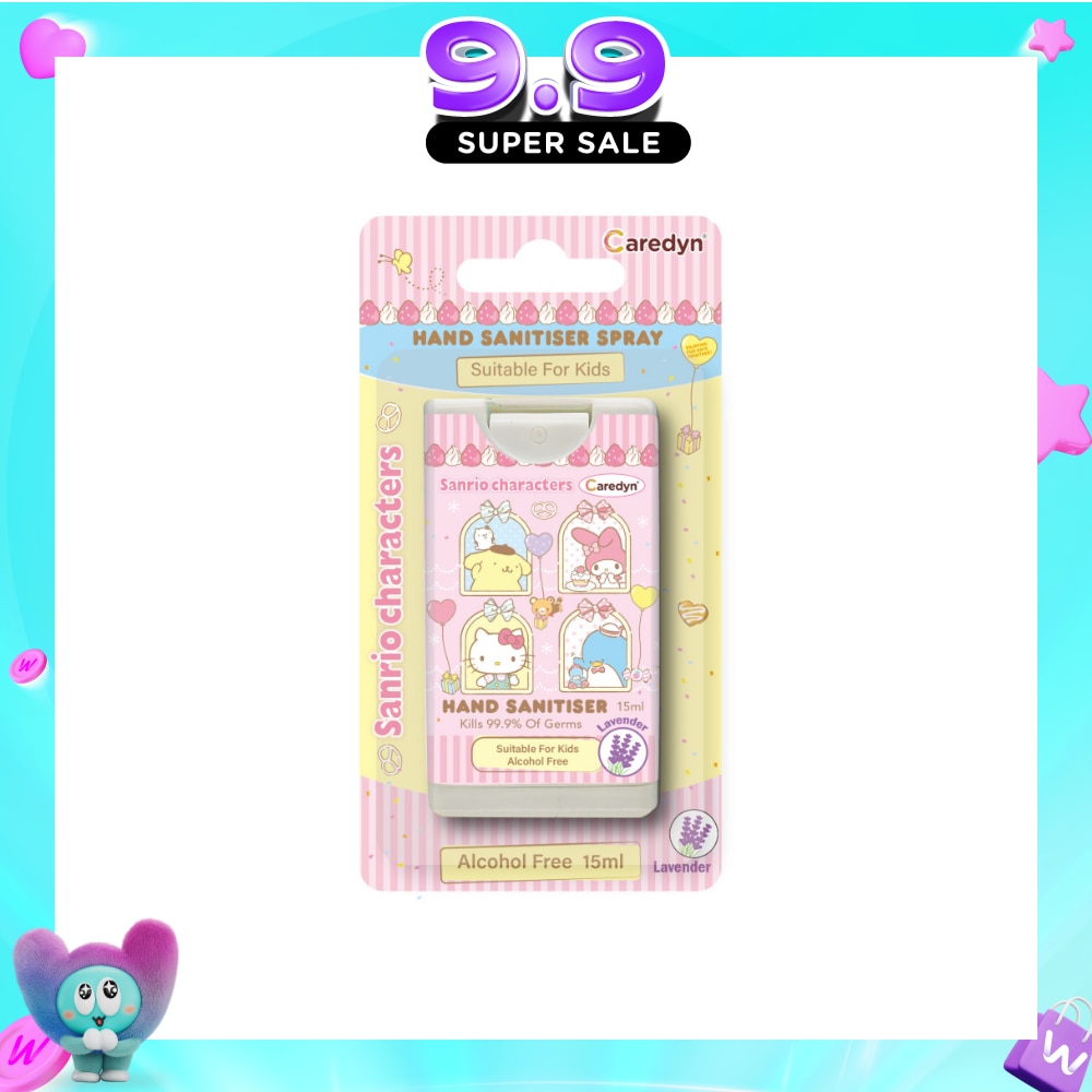 Sanrio Characters Hand Sanitiser Spray Lavender 15ml image
