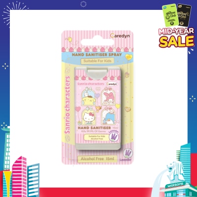 CAREDYN Sanrio Characters Hand Sanitiser Spray Lavender 15ml