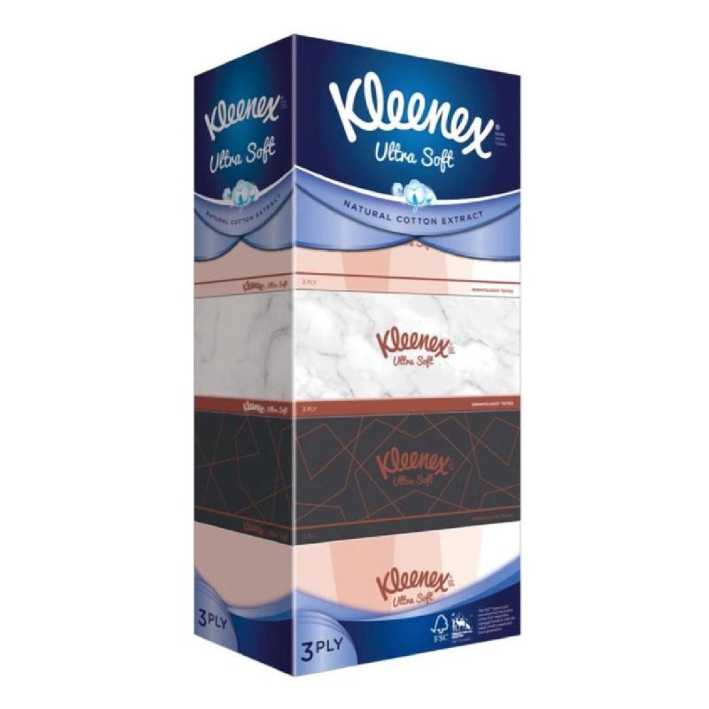 Ultra Soft 3ply Facial Tissue Lifestyle 5x100 Sheets