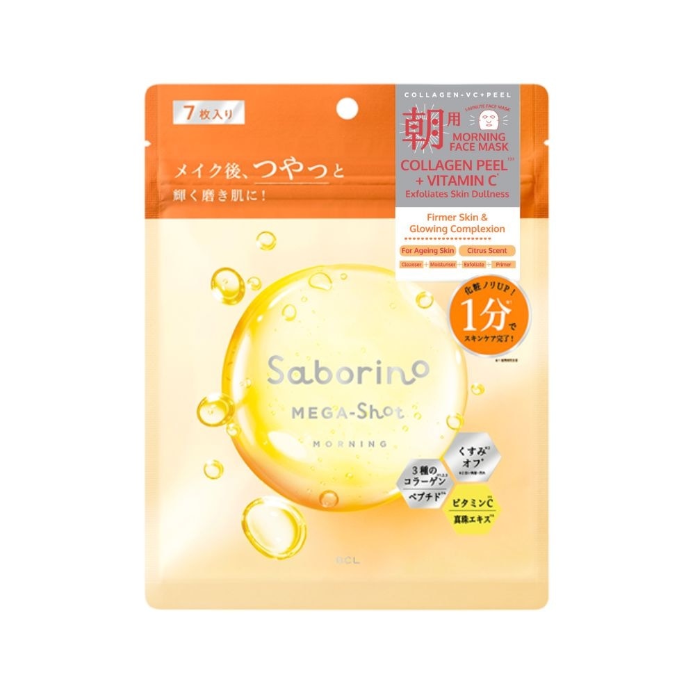 Mega Shot Morning Collagen Peeling Vitamin C Sheet Mask 7s