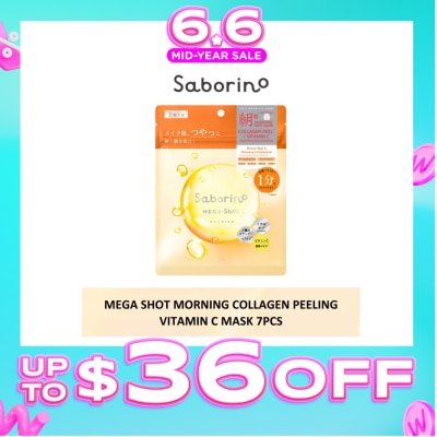 SABORINO - Mega Shot Morning Collagen Peeling Vitamin C Sheet Mask 7s