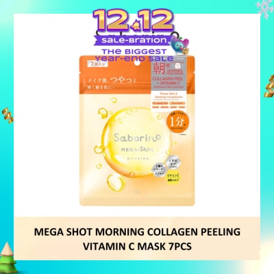 SABORINO Mega Shot Morning Collagen Peeling Vitamin C Sheet Mask 7s