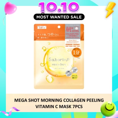 SABORINO Mega Shot Morning Collagen Peeling Vitamin C Sheet Mask 7s image