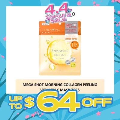 SABORINO - Mega Shot Morning Collagen Peeling Vitamin C Sheet Mask 7s