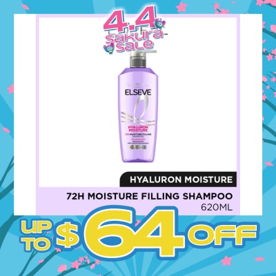 L'OREAL PARIS ELSEVE - Hyaluron Moisture Shampoo 620ml