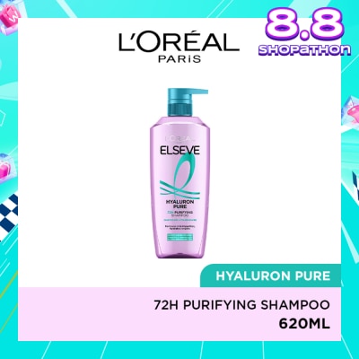 L'OREAL PARIS ELSEVE Hyaluron Pure 72h Purifying Shampoo 620ml