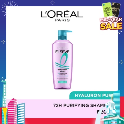 L'OREAL PARIS ELSEVE Hyaluron Pure 72h Purifying Shampoo 620ml