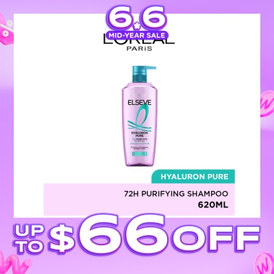 L'OREAL PARIS ELSEVE - Hyaluron Pure 72h Purifying Shampoo 620ml