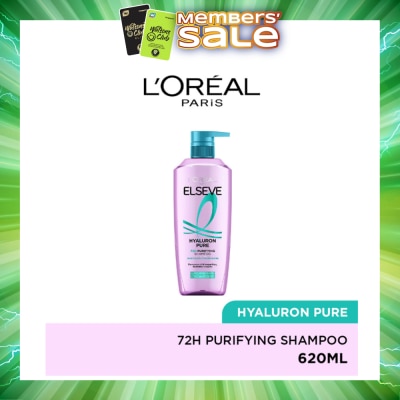 L'OREAL PARIS ELSEVE - Hyaluron Pure 72h Purifying Shampoo 620ml