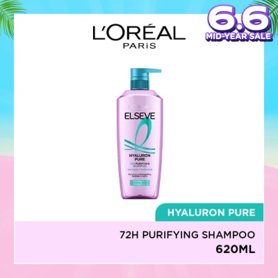 L'OREAL PARIS ELSEVE Hyaluron Pure 72h Purifying Shampoo 620ml