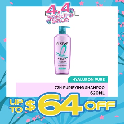 L'OREAL PARIS ELSEVE - Hyaluron Pure 72h Purifying Shampoo 620ml