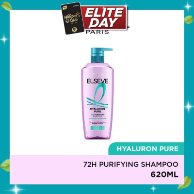 L'OREAL PARIS ELSEVE Hyaluron Pure 72h Purifying Shampoo 620ml image