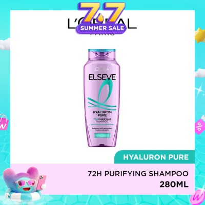 L'OREAL PARIS ELSEVE - Hyaluron Pure 72h Purifying Shampoo 280ml