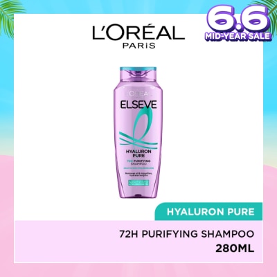 L'OREAL PARIS ELSEVE Hyaluron Pure 72h Purifying Shampoo 280ml