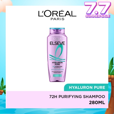 L'OREAL PARIS ELSEVE Hyaluron Pure 72h Purifying Shampoo 280ml