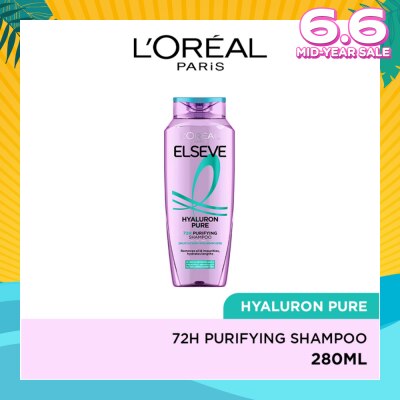 L'OREAL PARIS ELSEVE Hyaluron Pure 72h Purifying Shampoo 280ml