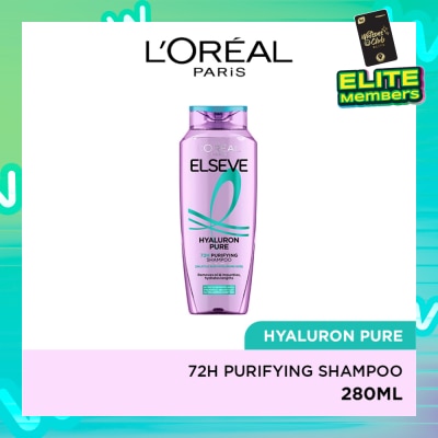 L'OREAL PARIS ELSEVE Hyaluron Pure 72h Purifying Shampoo 280ml