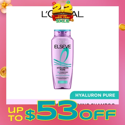 L'OREAL PARIS ELSEVE Hyaluron Pure 72h Purifying Shampoo 280ml