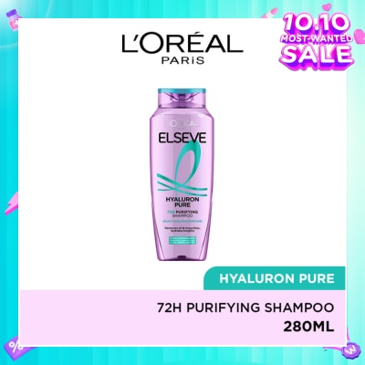 L'OREAL PARIS ELSEVE Hyaluron Pure 72h Purifying Shampoo 280ml