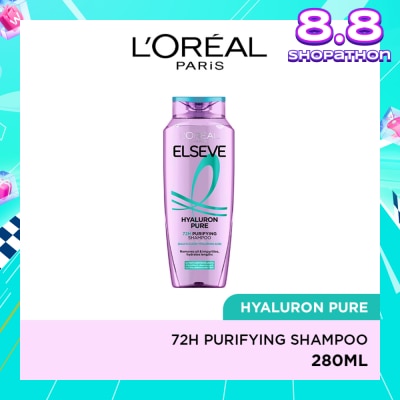 L'OREAL PARIS ELSEVE Hyaluron Pure 72h Purifying Shampoo 280ml