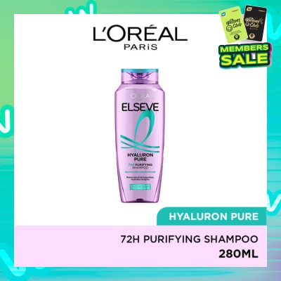 L'OREAL PARIS ELSEVE Hyaluron Pure 72h Purifying Shampoo 280ml