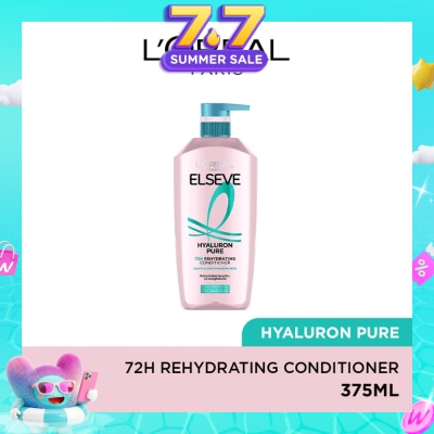 L'OREAL PARIS ELSEVE - Hyaluron Pure 72h Rehydrating Conditioner 375ml