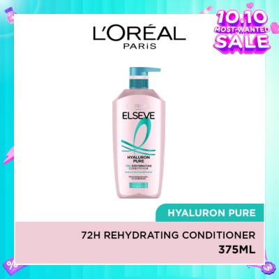 L'OREAL PARIS ELSEVE Hyaluron Pure 72h Rehydrating Conditioner 375ml