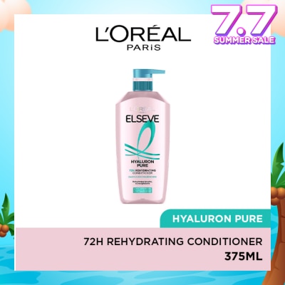 L'OREAL PARIS ELSEVE Hyaluron Pure 72h Rehydrating Conditioner 375ml