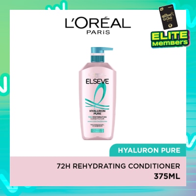 L'OREAL PARIS ELSEVE Hyaluron Pure 72h Rehydrating Conditioner 375ml