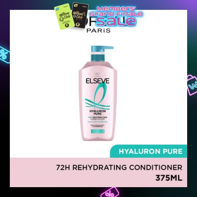 L'OREAL PARIS ELSEVE Hyaluron Pure 72h Rehydrating Conditioner 375ml