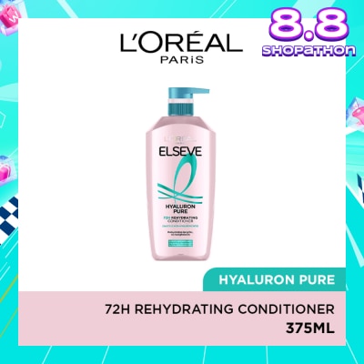 L'OREAL PARIS ELSEVE Hyaluron Pure 72h Rehydrating Conditioner 375ml